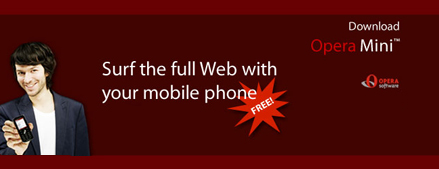 Opera Mini - Surf the full Web with your phone