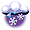 An icy mix changing to rain. Mostly cloudy. Cool.