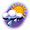 Passing showers. More clouds than sun. Mild.