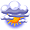 High level clouds. Mild.